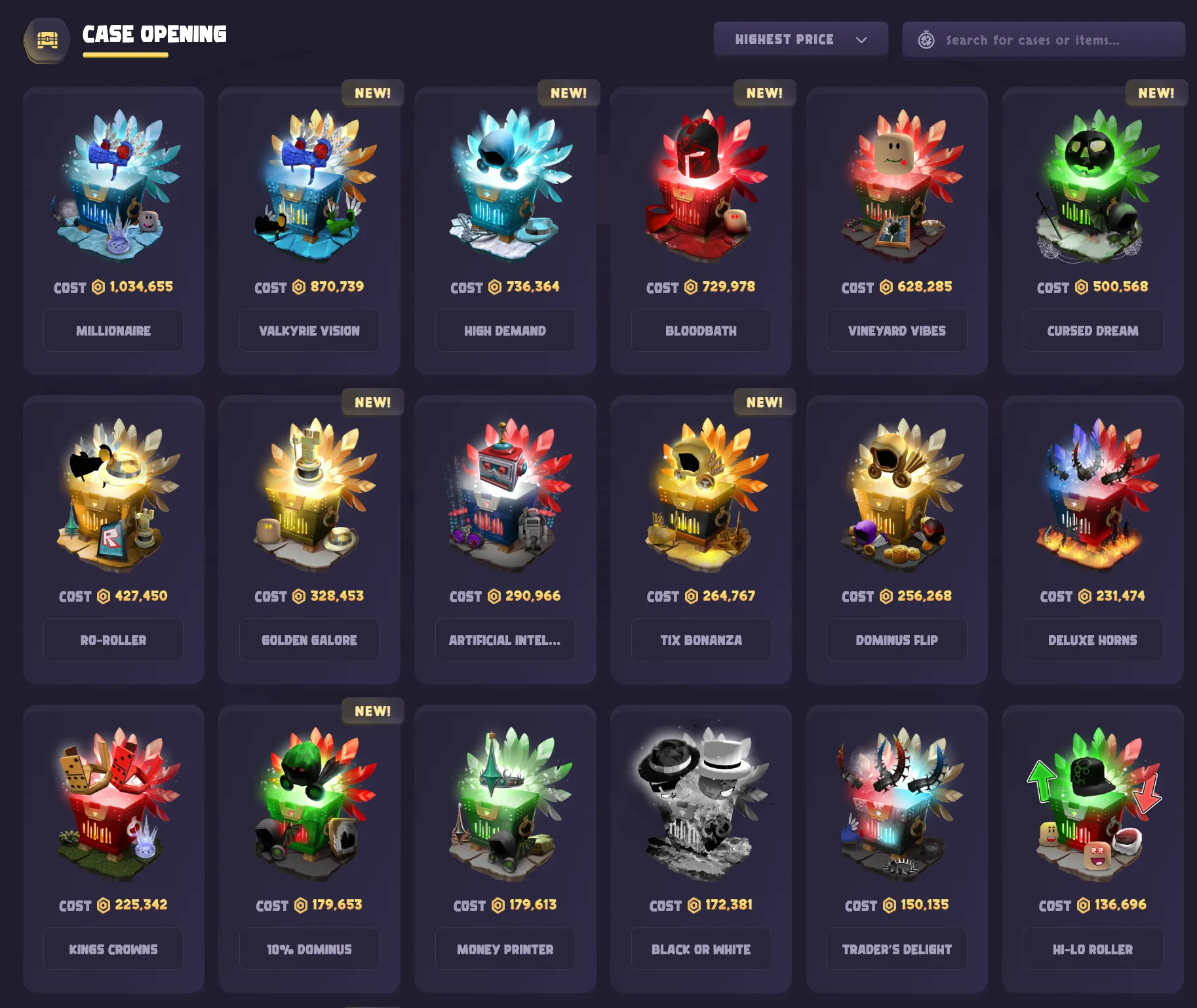 Diceblox case opening