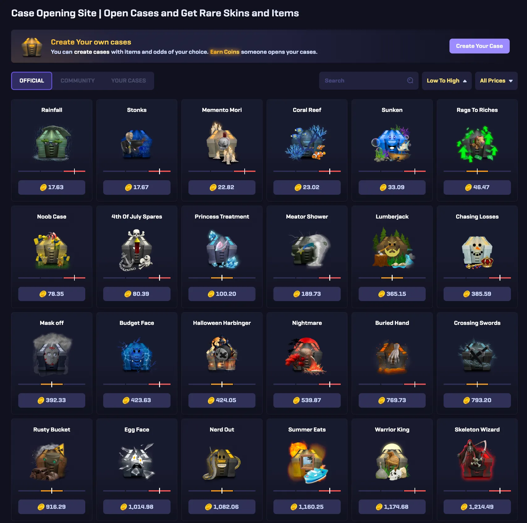 RORUSH case opening